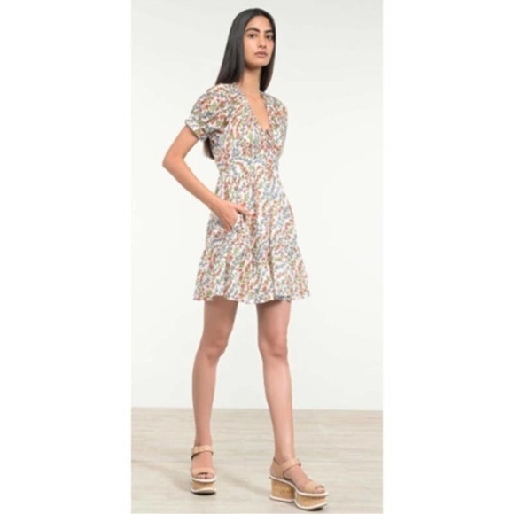 Banjanan Dresses & Skirts - BANJANAN Artemis Dress Boundless Floral White Size XS